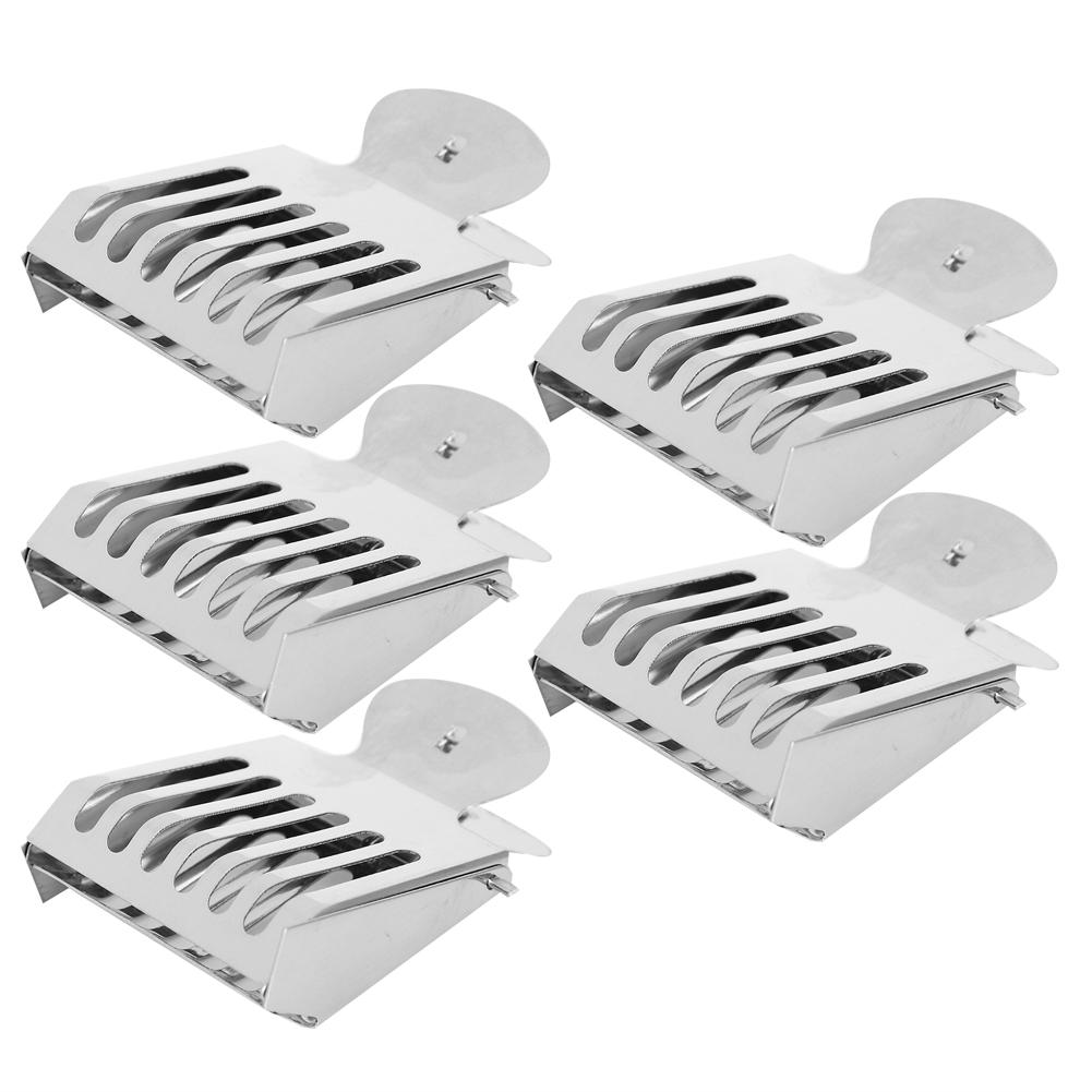 5Pcs BookClip Type Cage for Bee King Stainless Steel Escape Guard AntiRunning Device