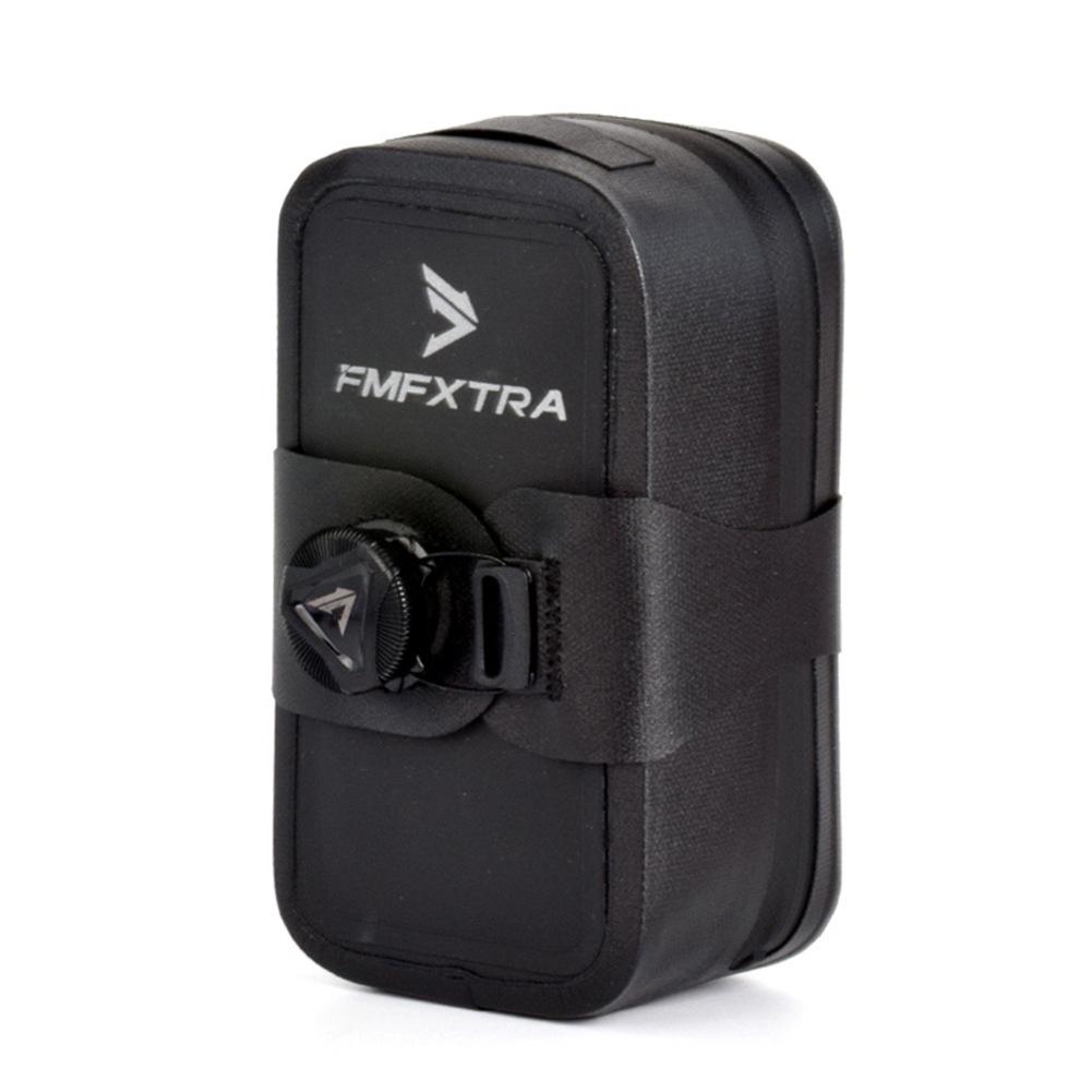 Bicycle Under Seat Bag Bike Strap-On Saddle Bag Knob Lock Bike Seat Bag Waterproof 0.5L Bike Bag Portable for Outdoor Riding