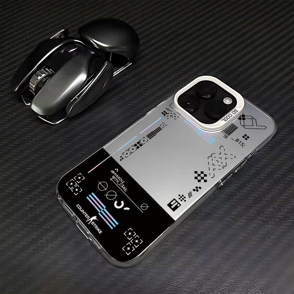 Moda Calda Gioco CS Clear GO Custodia per Telefono Per iPhone 17 16e 16 15 14 13 12 11 mini Pro Max X XR Air Plus Anti Caduta Copertura Opaca