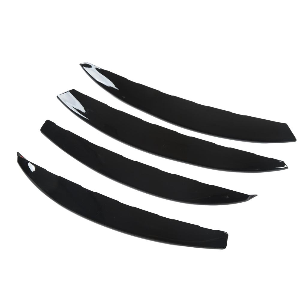 4 Pcs Front Fog Light Grille Trim Eyelid Eyebrow Wind Knife Strip Replacement for  ‑  C‑Class W206  06