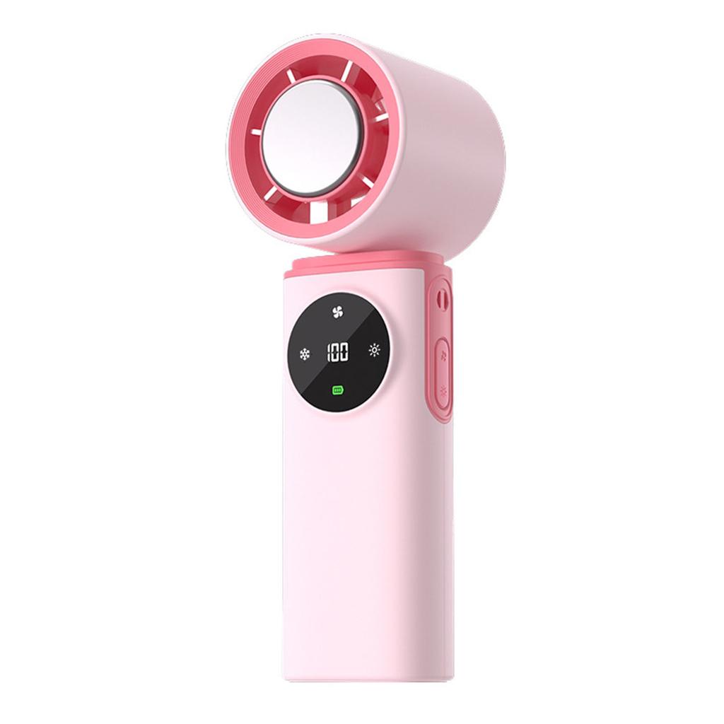 Mini Pocket Cooling Fan with Ice Cooling Rechargeable Personal Fan 3600mAh for Travel Outdoor Activities Gifts for Women