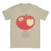 Djo Apple Funny Cartoon Graphic Cotton TShirt For Unisex Beach Funny TShirts O Neck Trending Tees Oversized Casual Clothing