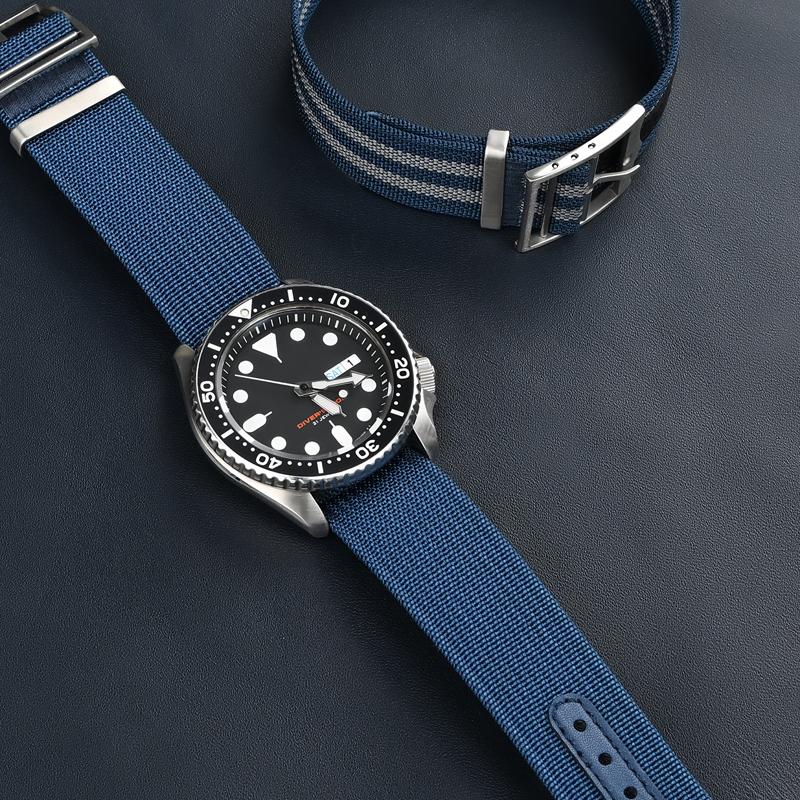 Nylon Strap 20mm 22mm Thick Premium Ballistic Nylon Strap for Men and Women Washable Bracelet Bracelet Watch Accessori