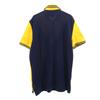 Tommy Hilfiger Short Sleeve Polo Shirt L Yellow Fawn Men's Used