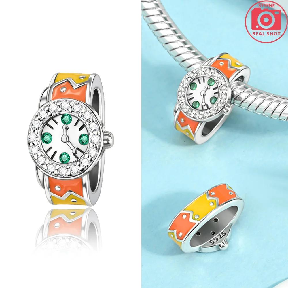 

925 Silver Magic Hat Bicycle Love Heart Wine Bottle Beads Charms Fit Bracelet Jewelry Women Making Diy Gift Necklace