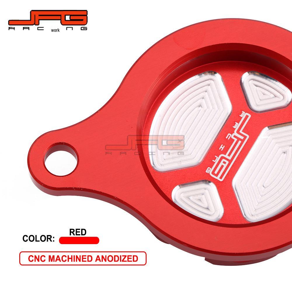 CRF450R 2009-2016 CNC Aluminum Engine Oil Filter Cover for Off-Road Motorcycles