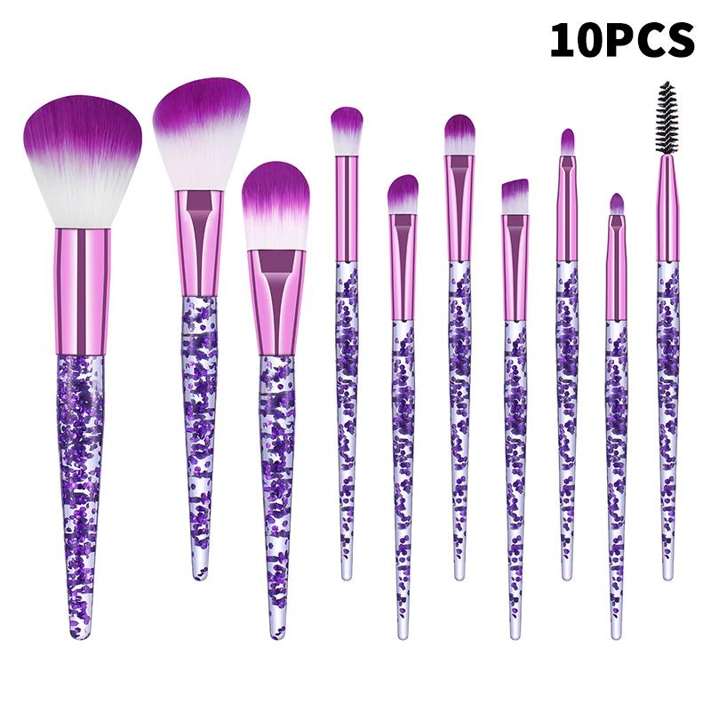 8/10 Stück Make-up Pinselset Professionell Superweich Detailpinsel Rougepinsel Foundation Concealer Lidschattenpinsel Beauty-Tools