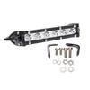 Pair 8'' 120W 12000LM Aluminum Elliptical Spot Beam Slim LED Work Light Bar Single Row Car SUV Off Road Lamps New