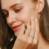 Tancise Classic 925 Sterling Silver Zirkónový prsteň Dámske šperky Svadobný darček na párty