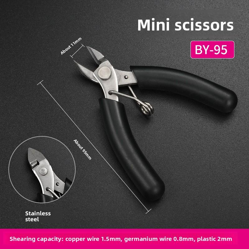 Mini Pointed Nose Pliers Model Pliers,1 Pair,Wire and Cable Cutter,Metal,Horizontal Pliers,Convenient, Durable and Reliable Tool