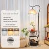 French Antique Style Floor Lamp & Integrated Bedside Table with Sofa and Coffee Table Storage Rack for Living Room or Bedroom. 