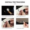 QPPU3 2pcs Car Door Wireless Welcome Light LED HD Projector Lamp Decoration For Tesla Model 3 Highland 2023 Model S Model X Model Y