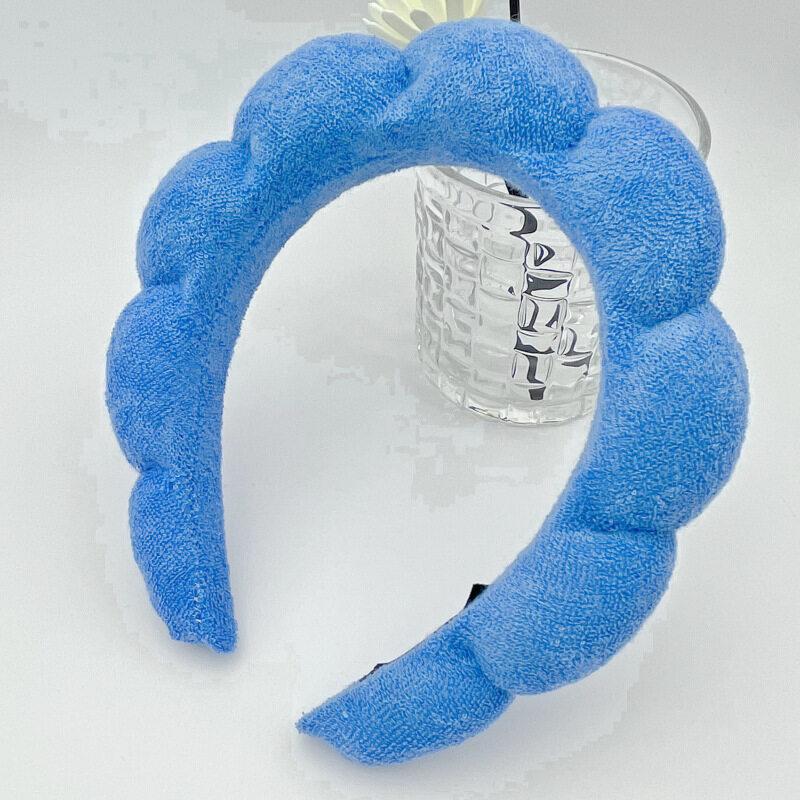 Bubble SpongeHair Band Fashion Women Skincare Makeup Shower Hair Hoop Puffy Hair Hoop Retro Hair Bands Soft Hairband Headwear