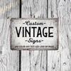 Custom Metal Sign Customizable Text Home Decor Modern Rustproof Fade Resistant Wall Art