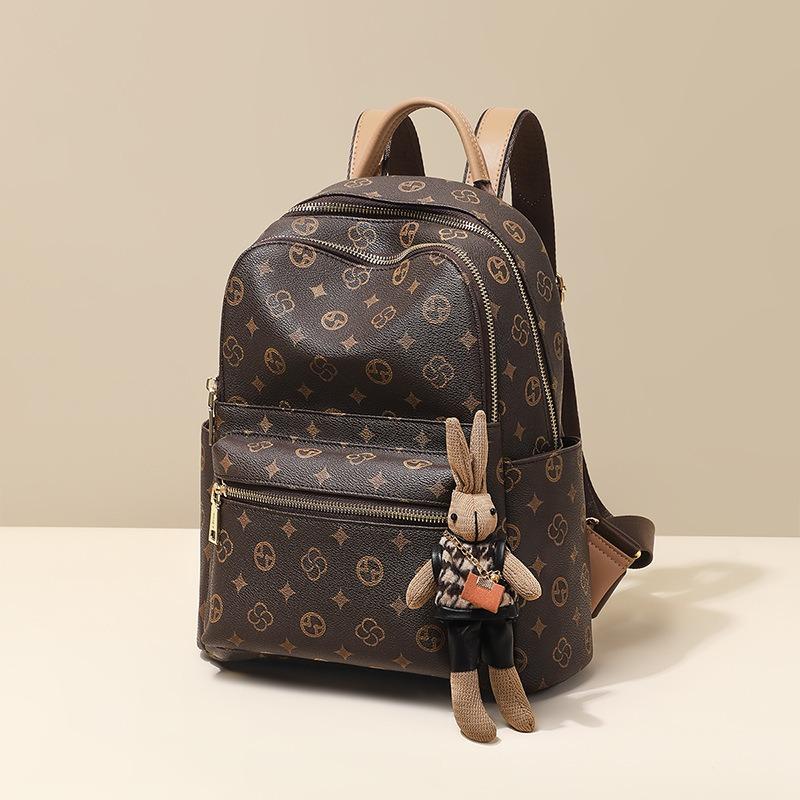 School bag backpack women's new fashion printing large capacity travel light travel student backpack bags
