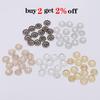 200pcs 7 9mm Gold Flower Petal Beads Caps Bulk End Spacer Charms Bead Caps For Jewelry Making Accessories DIY Supplies