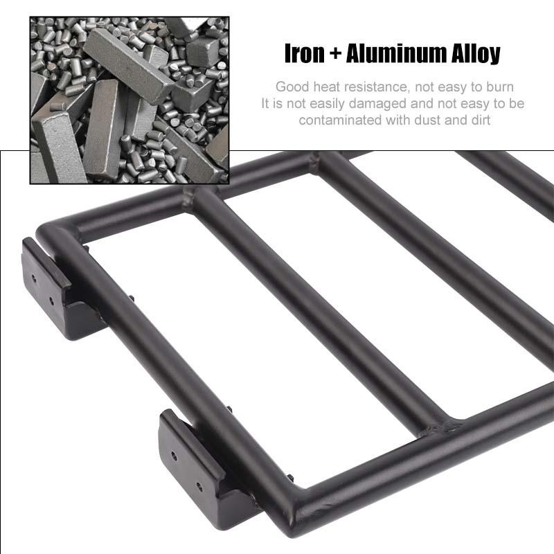 Car Metal Rear Window Extension Climbing Ladder Shelf Bracket For Suzuki Jimny 2019 Up 4-Door Version Exterior Accessories (Left)