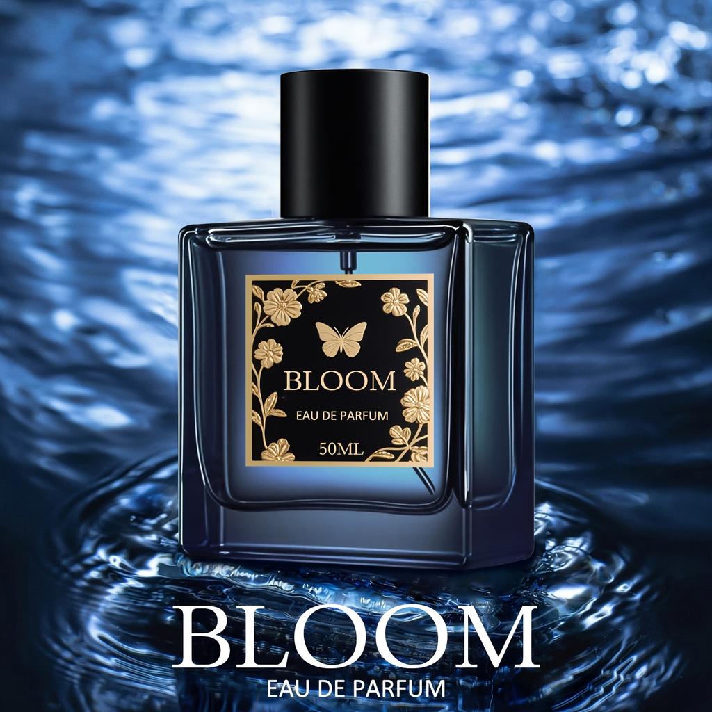 Bloom Men's Perfume - Complex Men's Perfume with Sandalwood,Cedar and Amber - Long-lasting, Warm and Earthy Scent for Everyday Use - 50ml Deluxe Spray
