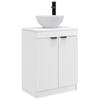 vidaXL Bathroom Furniture with Sink White 54 X 35 X 83 Cm
