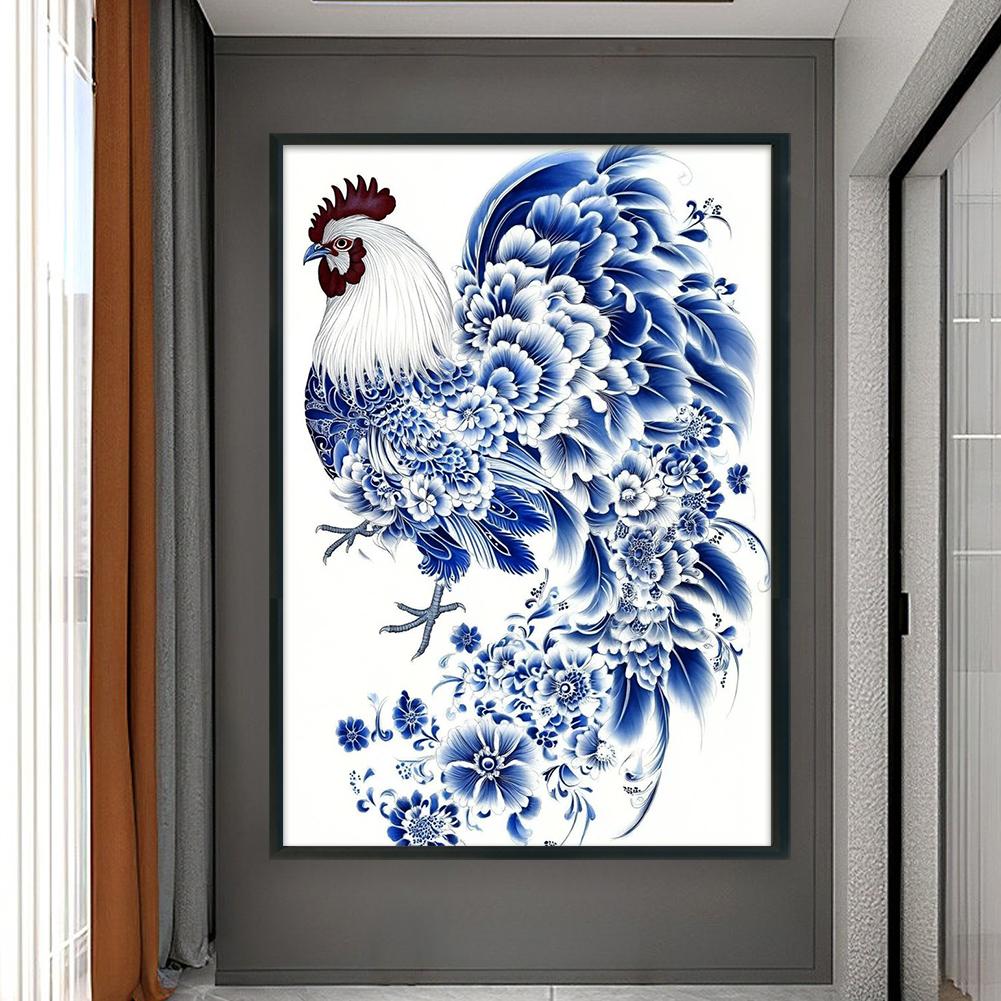 Full Embroidery Eco-cotton Thread 11CT Counted Porcelain Cross Stitch Kit