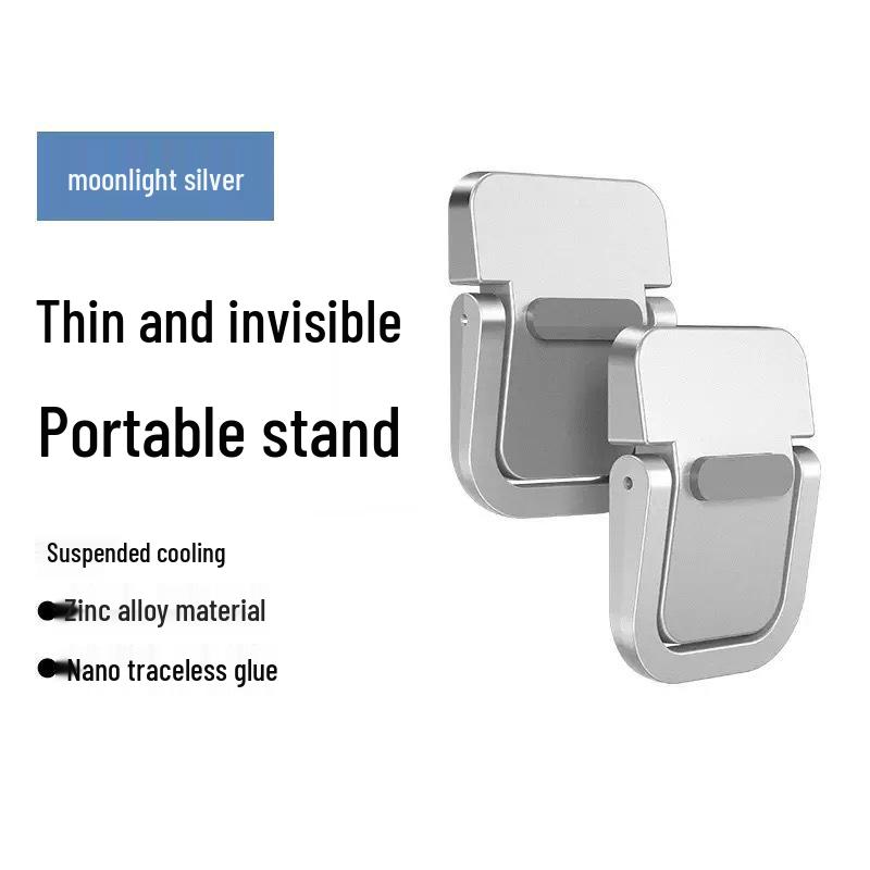 Foldable Zinc Alloy Laptop & Tablet Desktop Stand with Height Adjustment & Cooling Support