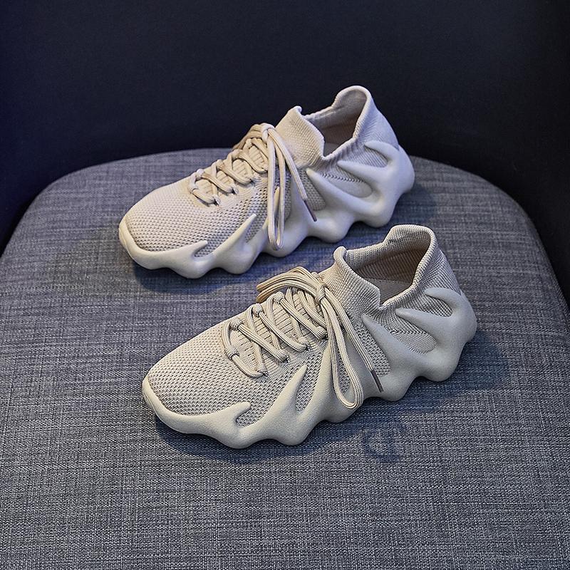 New Women s Shoes Plain-coloured Casual Shoes Stylish and Versatile Trainers Trendy Tennis Shoes 35