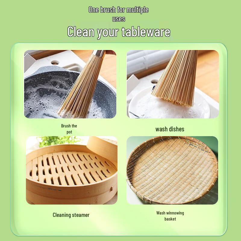 Natural Bamboo Pot Brush