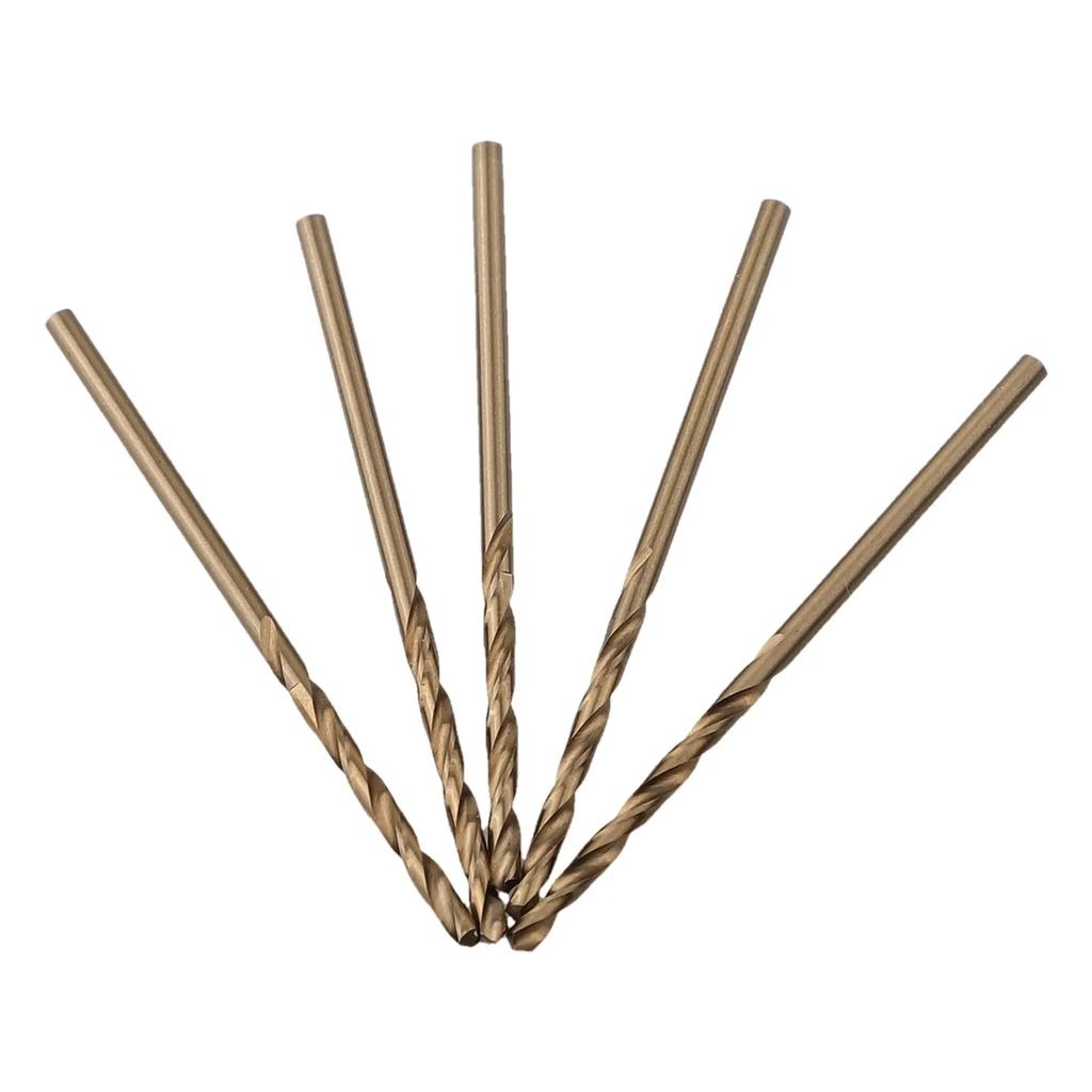 For Demanding Jobs M35 Drill Bits Metal Drill Bits Set Versatile Use 5% Cobalt High Performance Reduces Wandering