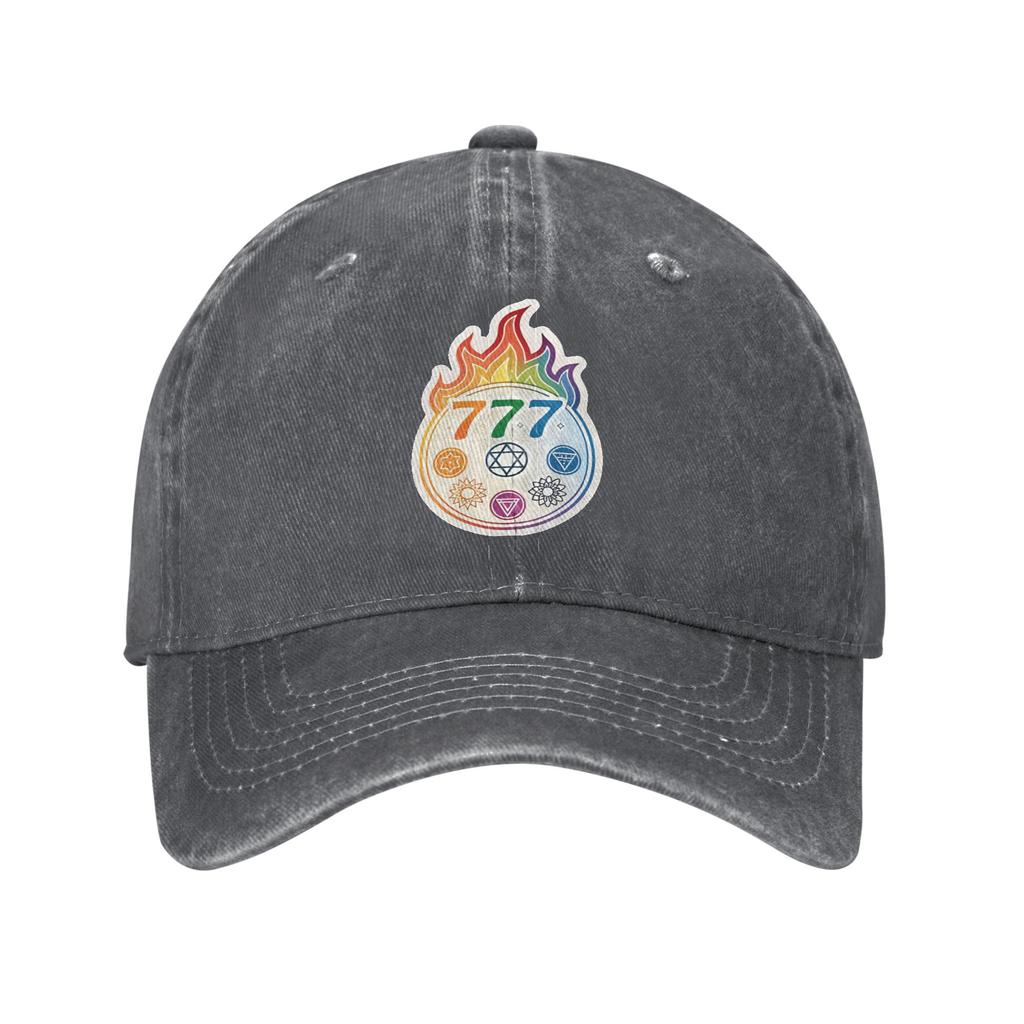 Lucky number witch chakra Baseball Cap Unisex Hats Women Visor Protection Snapback Lucky Caps