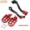 For HONDA CRF150R CRF250R CRF450R CRF450RX CRF450X 2001-2009 2010-2020 New Footpeg FootRest Brake Pedals Shifter Lever
