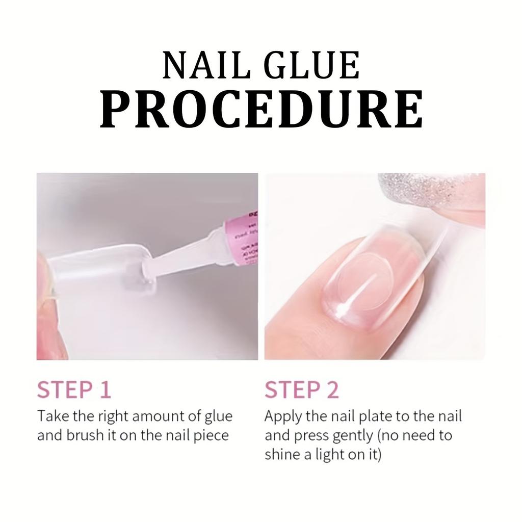 25pcs Clear Super Strong 2g Nail Glue for Adhering Nail Tips And Quick-Drying Rhinestones - Waterproof, Formaldehyde-Free Liquid Adhesive
