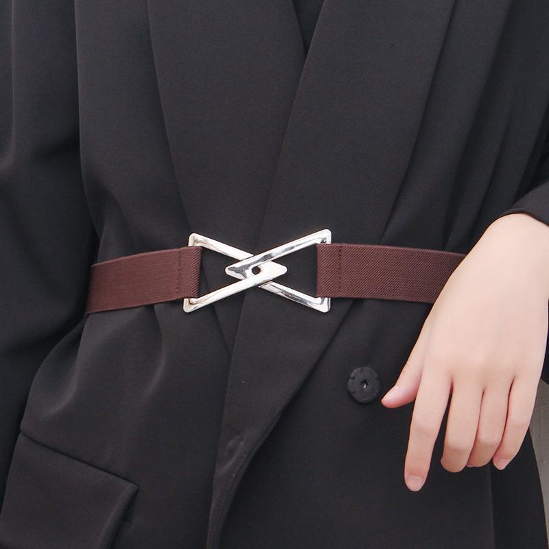 Fashionable Waistband, Suit Dress, Simple and Versatile, Cinched Waist, Elastic Waist, Summer Waist Seal
