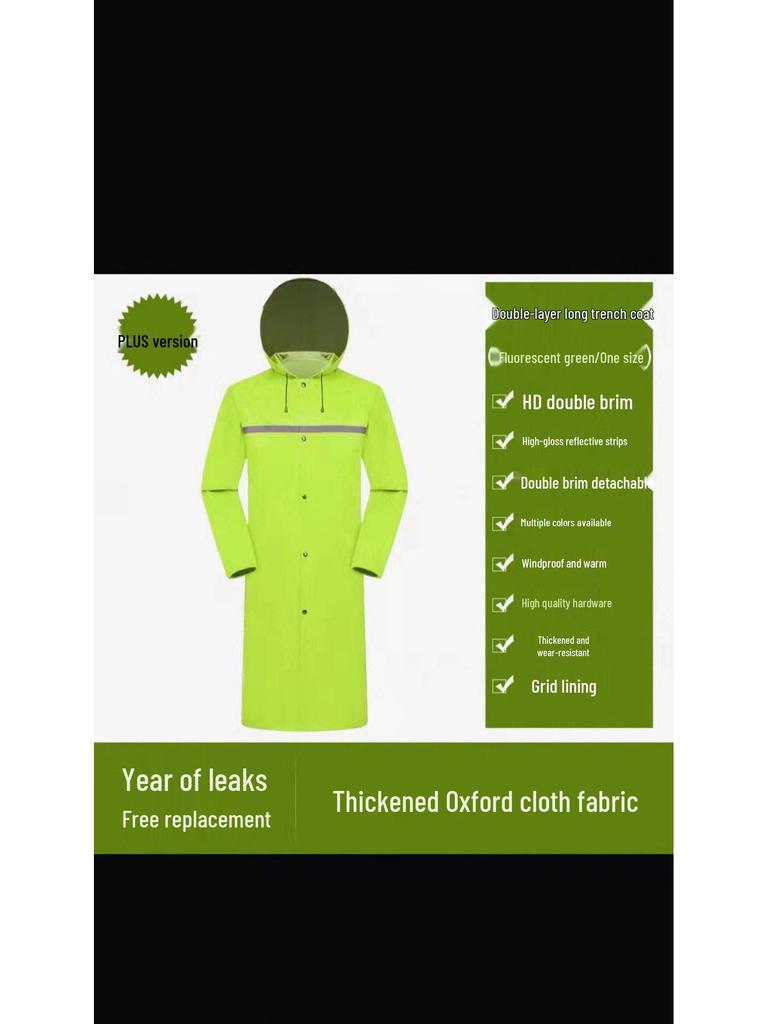 Men's Fluorescent Green Stormproof Reflective Cycling Jumpsuit