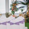 5 Pcs/set, Lavender Chair Belt Bow, Used for Wedding Receptions, Birthday Parties, and Celebrations Decoration, Lavender Chair Bow, Chair Back Flower