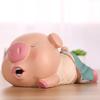 Piggy Pig Lying Posture Home Resin Craft Ornaments Money Box Piggy Bank Cash Box Coin Bank Moneybox Coin Box Large Piggy Bank