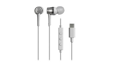 WH Earphones with USB White Audio-Technica ATH-CKD3C Mic, Type-C, Wired, 1.2m, In-Ear Type,