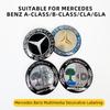 Dekorativa Klistermärken för Bilens Multimediaknapp För Mercedes-benz AMG Barbosa W205 C300 W203 W206 W108 W124 W126 W140 W168 W169 W176 GLC