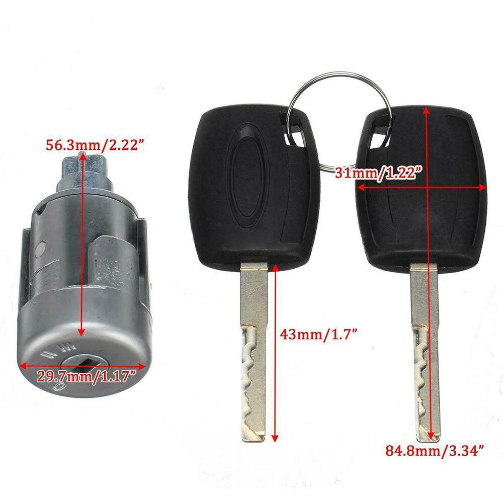 Car Ignition Barrel Switch With 2 Keys For Ford Transit MK8 2014-2019 Custom Tourneo Custom 2012-2019 Car Accessories