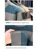 Men's Winter Striped Jacquard Crew Neck Long Sleeve Casual Knit Sweater