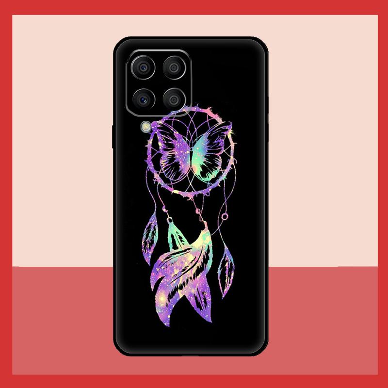 

Retro Feather Dreamcatcher Case For Samsung Galaxy M12 M52 M06 M16 M36 M56 M33 M15 M55 M31 M13 M14 M53 M32 M35 M34 M54 Samsung M21