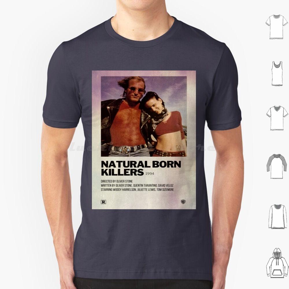 Natural Born Killers Poster T Shirt Big Size 100 Cotton Natural Born Killers Quentin Tarantino Tarantino Mickey And Mallory S