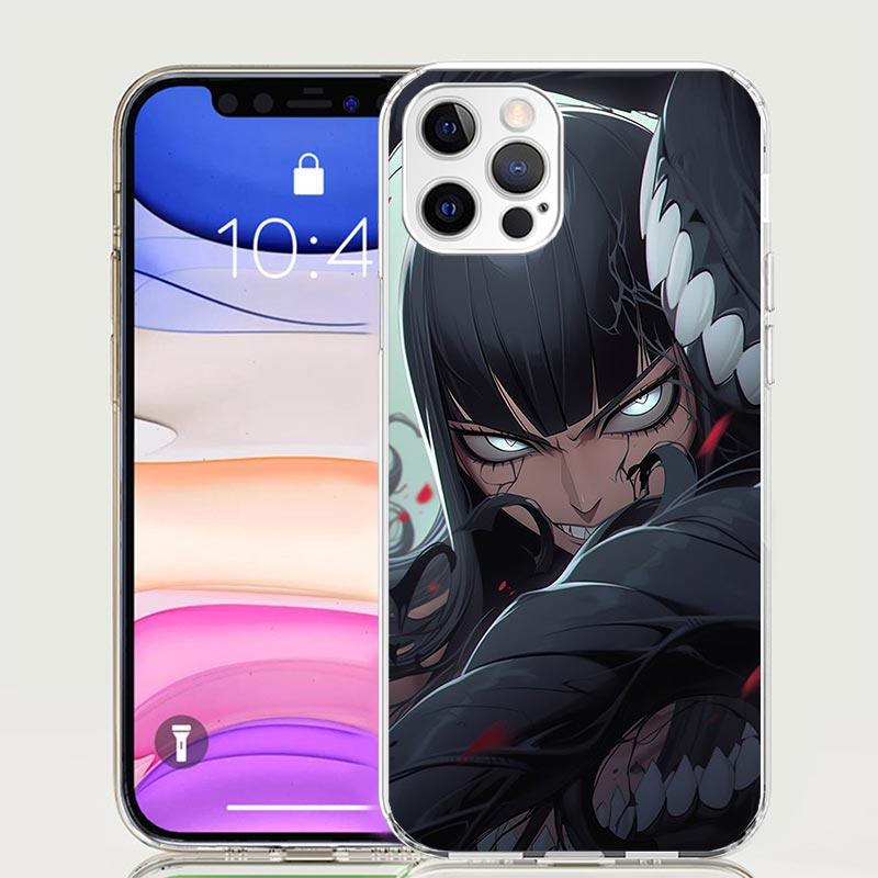 Crazy Gothic Japan Anime Girls Phone Case For Apple iPhone 17 Air 16 15 Plus 14 + 13 Mini 12 11 Pro Max 7 8 SE 16Max Soft Shell