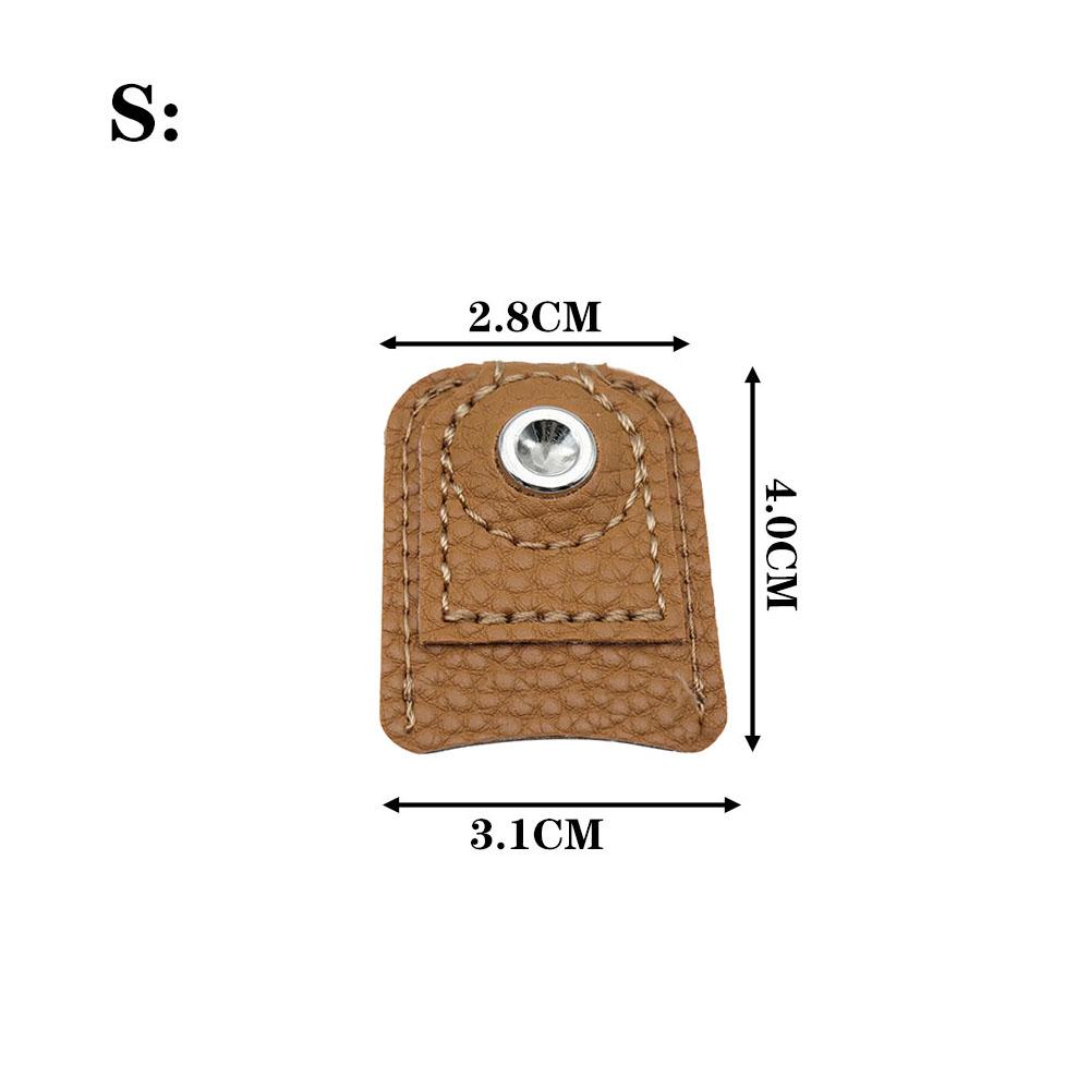 Sewing Thimble Needlework Finger Cover Tip Leather Protection Cover Thimble Ring Handmade DIY Craft Embroidery Sewing Tools