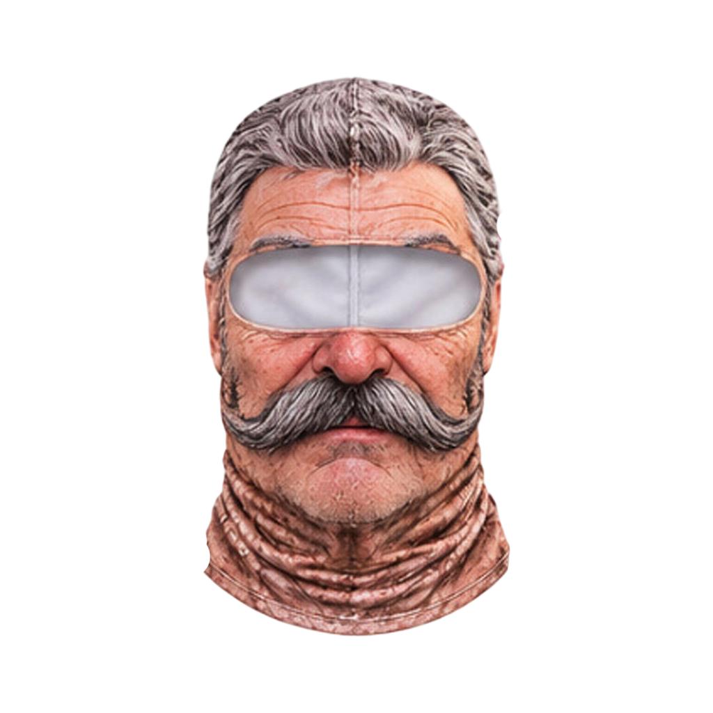 Letvægts udendørs ansigtsmaske med et sjovt smileyface design