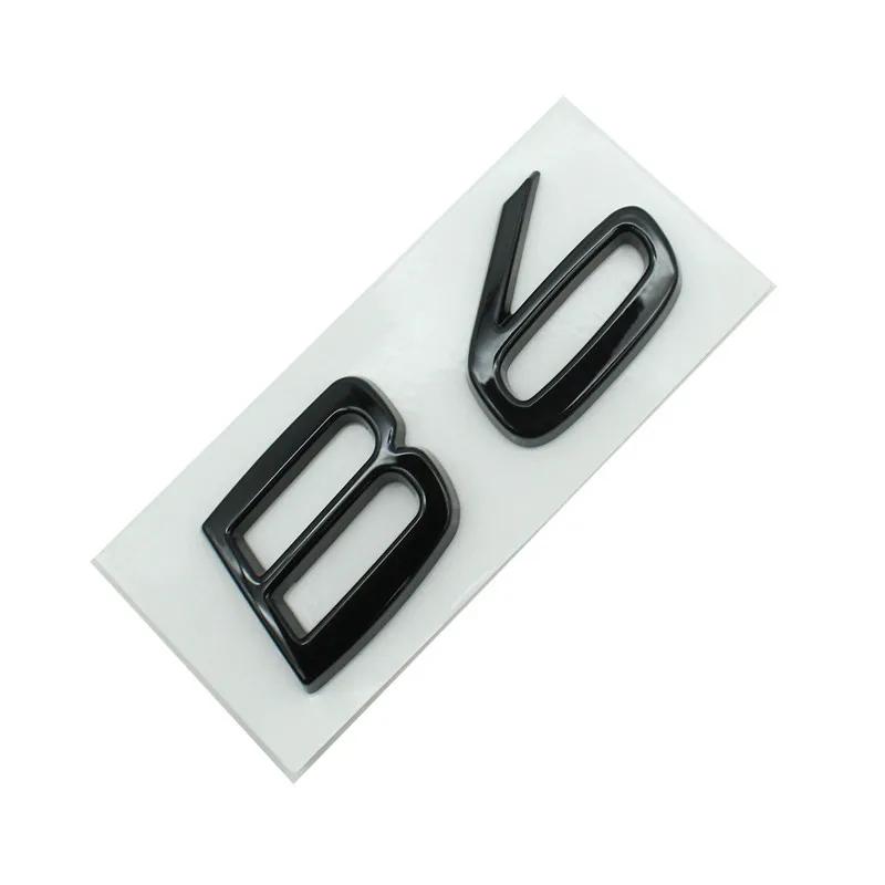 

1PCS 3D ABS Car Rear Trunk Letters Logo Emblem Badge Decal Stickers For B3 B4 B5 B6 Auto Stying Accessories B6 срібний