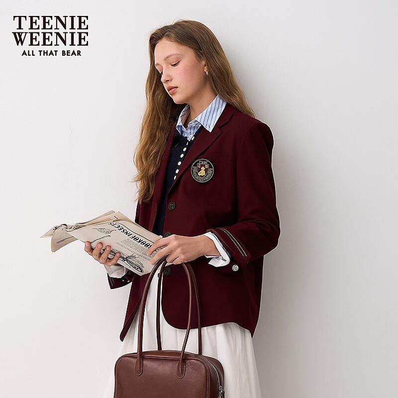 Teenie Weenie Women's Vintage Academy Badge Blazer