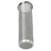 Cold Brew Coffee Filter Stainless Steel Reusable Wide Mouth Mesh Cylindrical Filter with White Gasket for Tea
