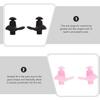 ZIRAK Reusable 4 Pairs Waterproof Silicone Ear Plugs for Swimming, Soft Ergonomic Noise Reduction Earplugs with Storage Case for Adults & Kids(St
