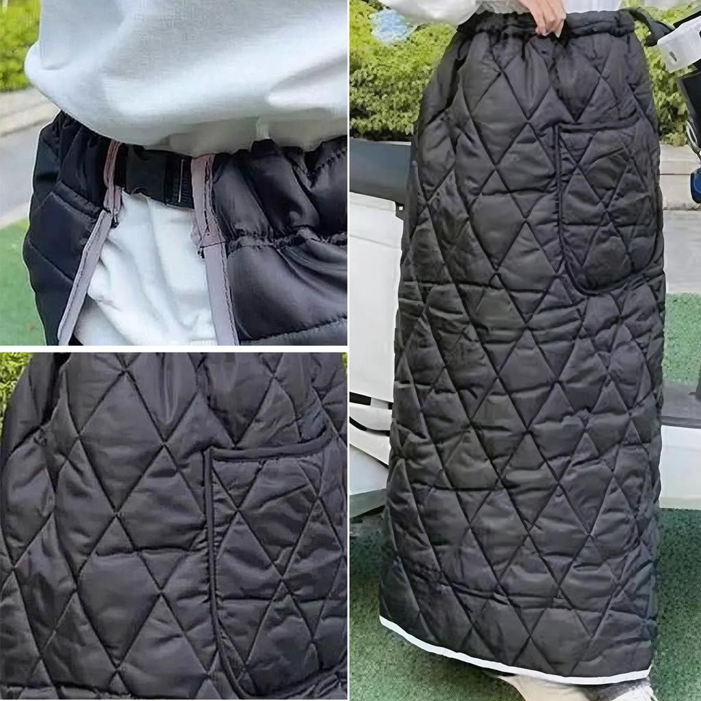 winter Motorcycle Windproof Leg Cover electric vehicle thickened fleece-lined windproof leg blanket skirt Scooter Leg Protector