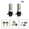 Super Bright H1 LED Bulbs, 6000K White, High Power 4014 Chip, Low Power Consumption Enhance Visibility, Safe Driving